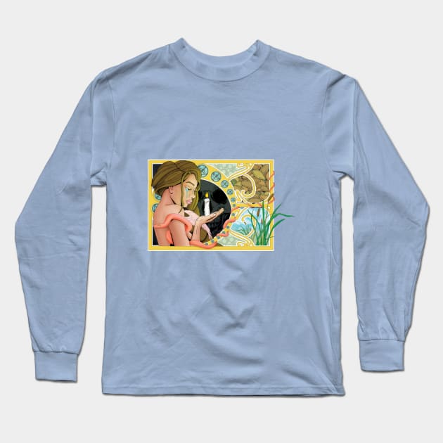 Psyche and Eros Long Sleeve T-Shirt by Whicheverclown